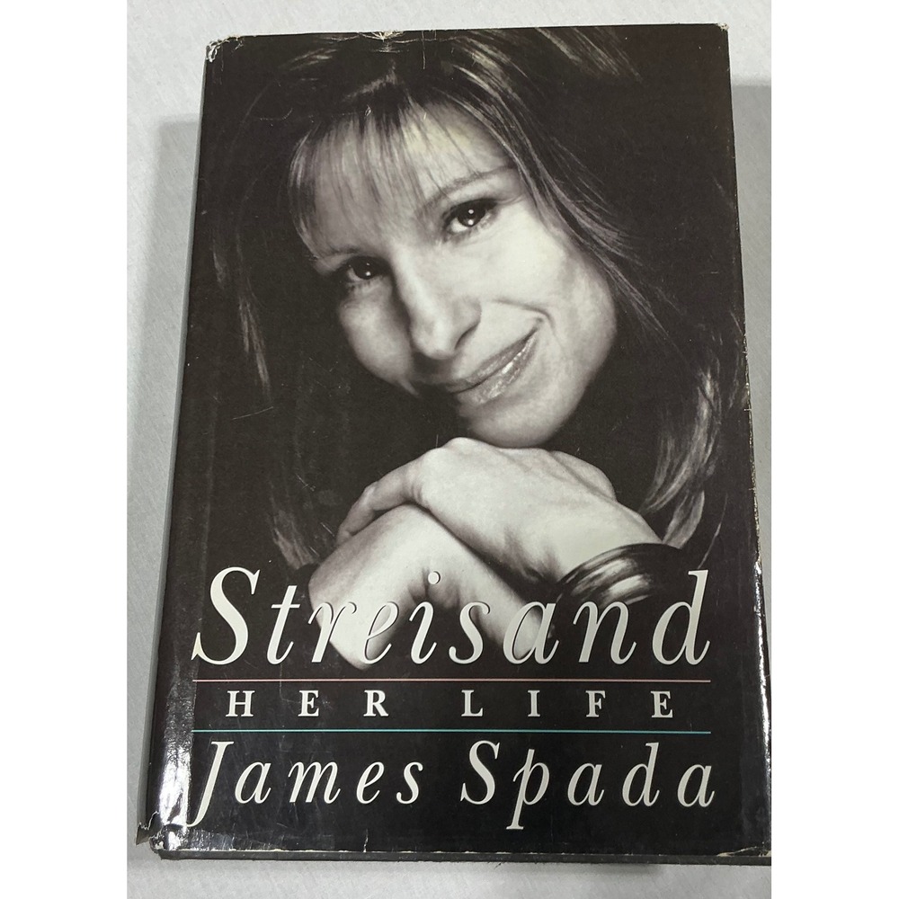 Streisand Her Life James Spada Hardcover Biography Vintage 1995